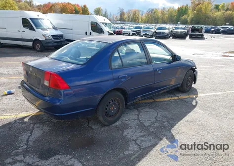 2003 Honda Civic Lx from USA, damaged, VIN 1HGES15503L028914